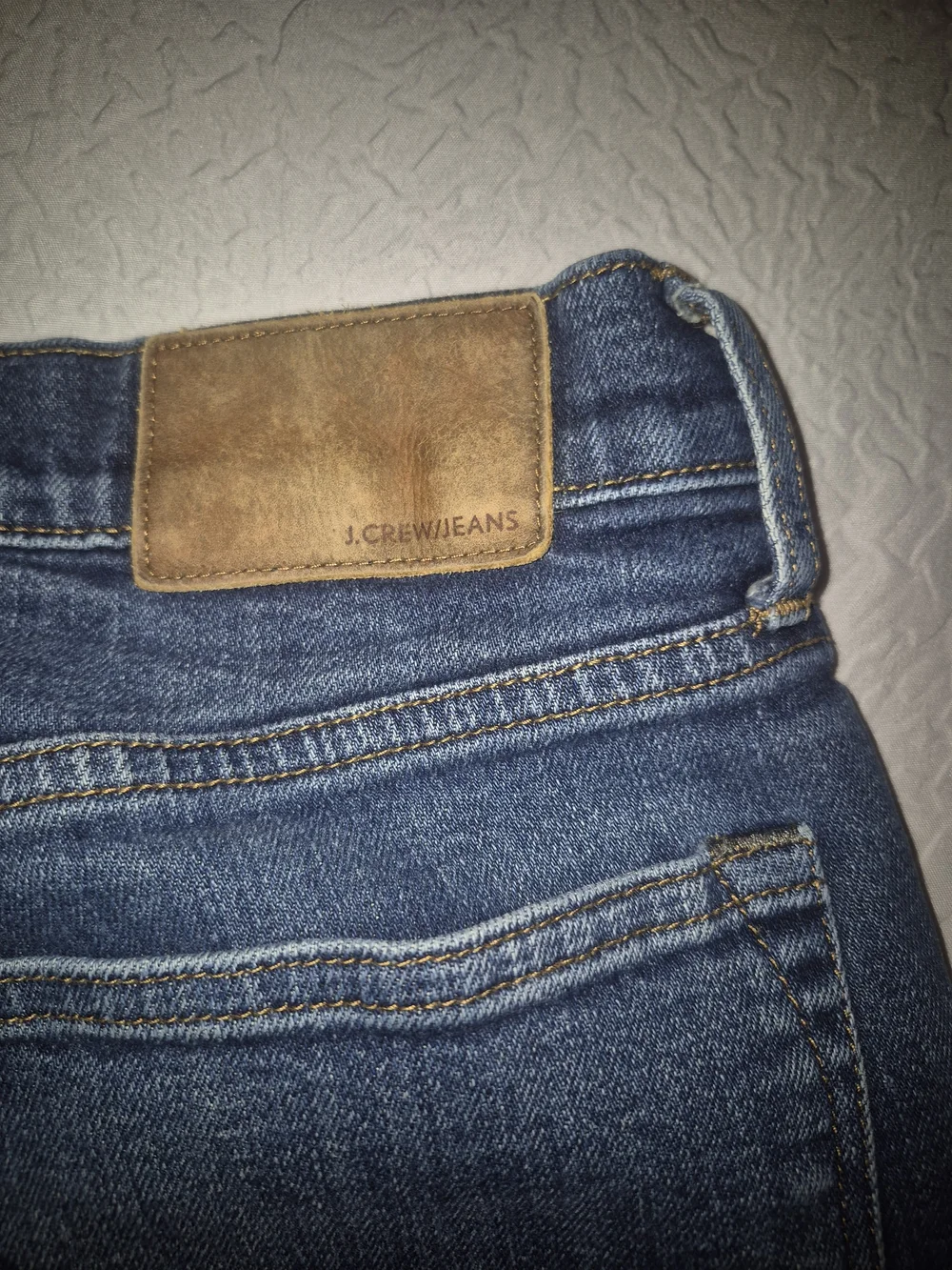 J. Crew Men’s Straight-Leg Dark Wash Jeans